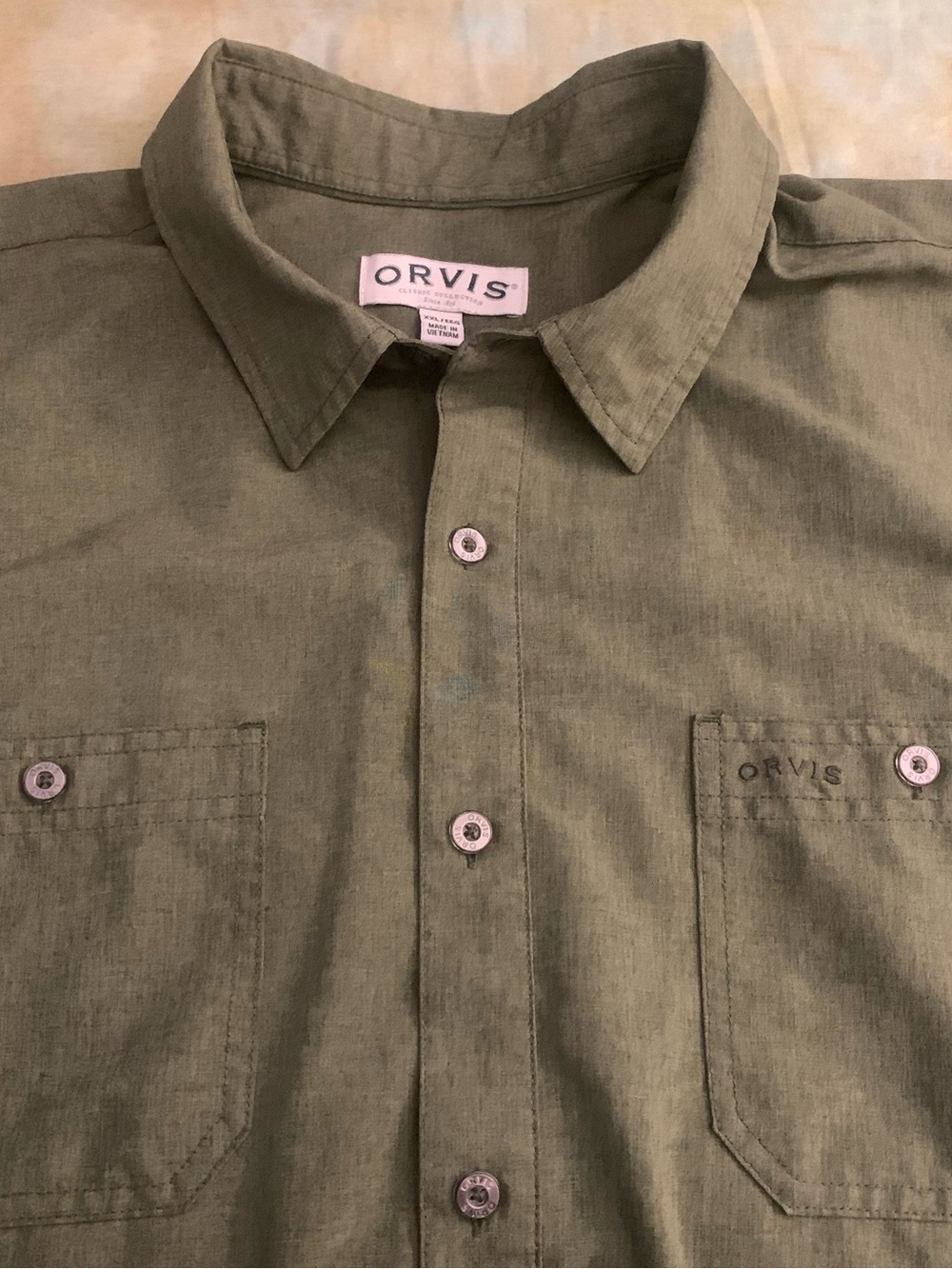 ORVIS SS All Poly Summer Sports Shirt
